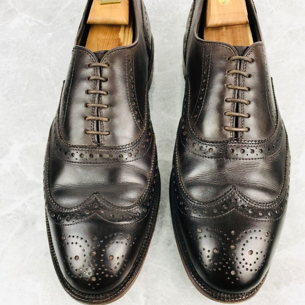 Allen Edmonds Jefferson Independence Wingtip Oxfords Mens Size‎ 10.5 Dress Shoes - Picture 3 of 12